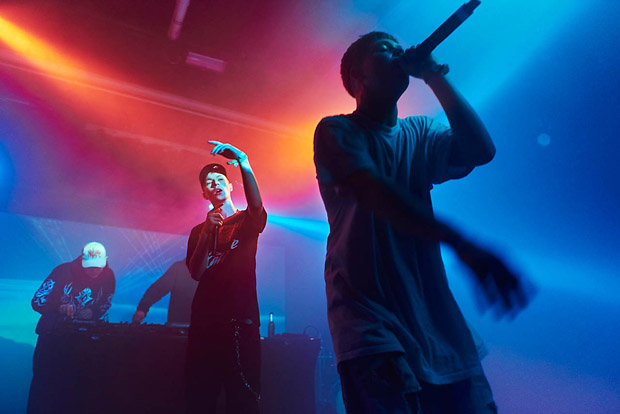 yung lean & sad boys with gravity boys