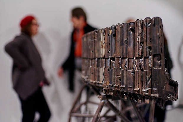 <i>Disarm (Mechanized)</i> - Installation by Pedro Reyes [MX]