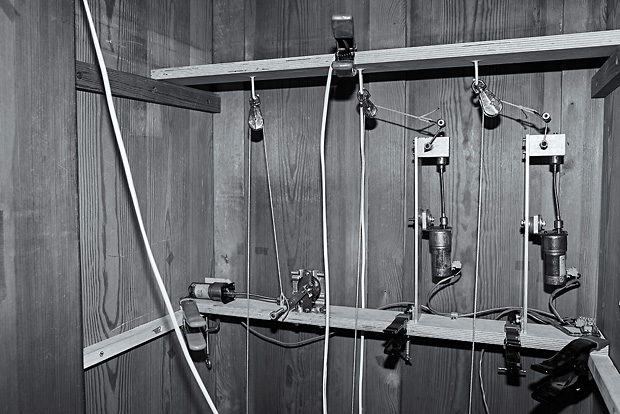 Peter Flemming [CA] <i>Spiderlogic</i>, Site-variable kinetic and sound installation, 2016 – <i>Uncanny Valleys of a Possible Future</i>